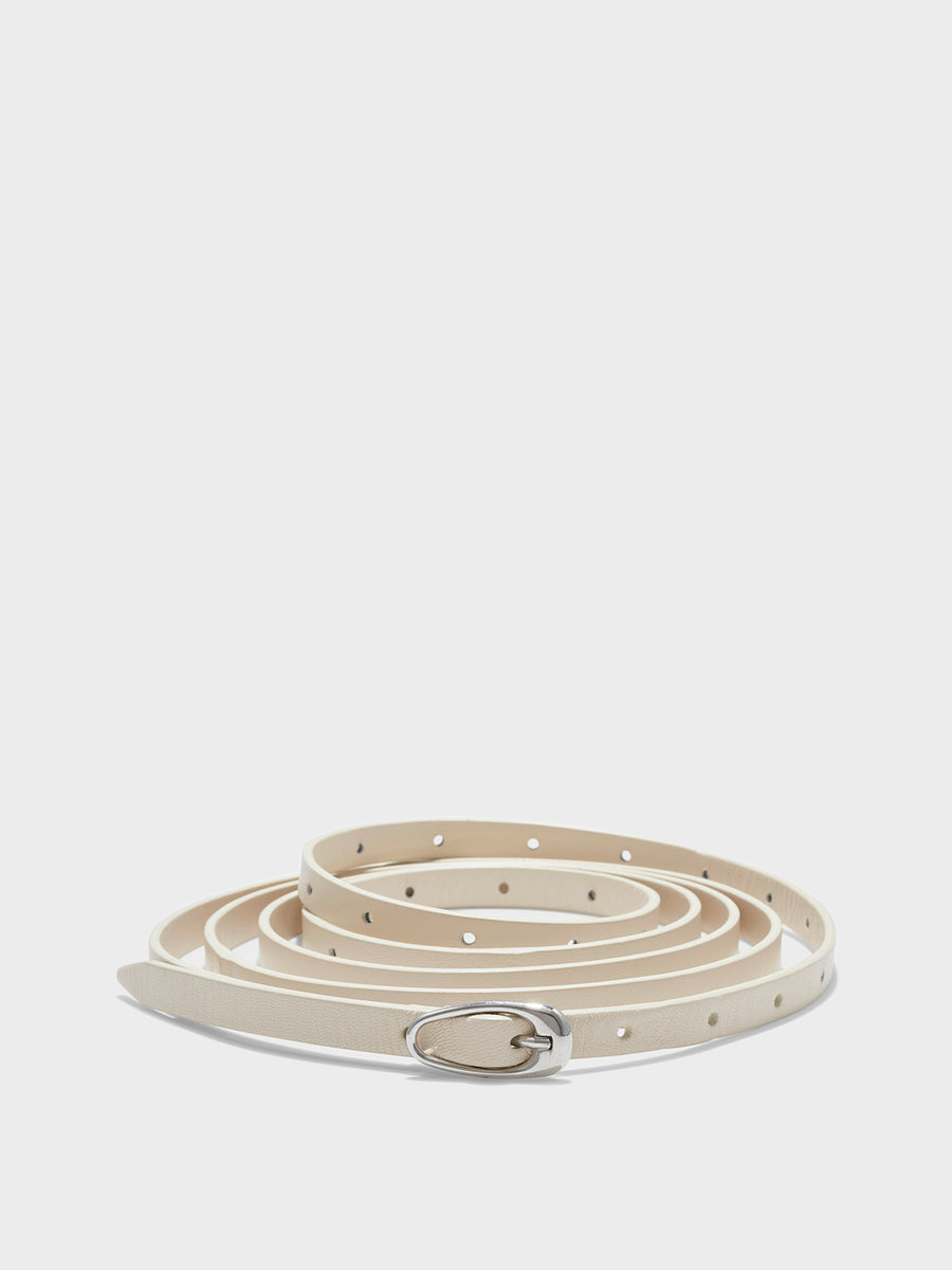 Ellie Double-Wrap Leather Belt