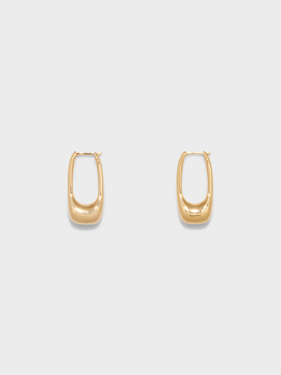 Ellis 18kt Gold-Plated Hoop Earrings