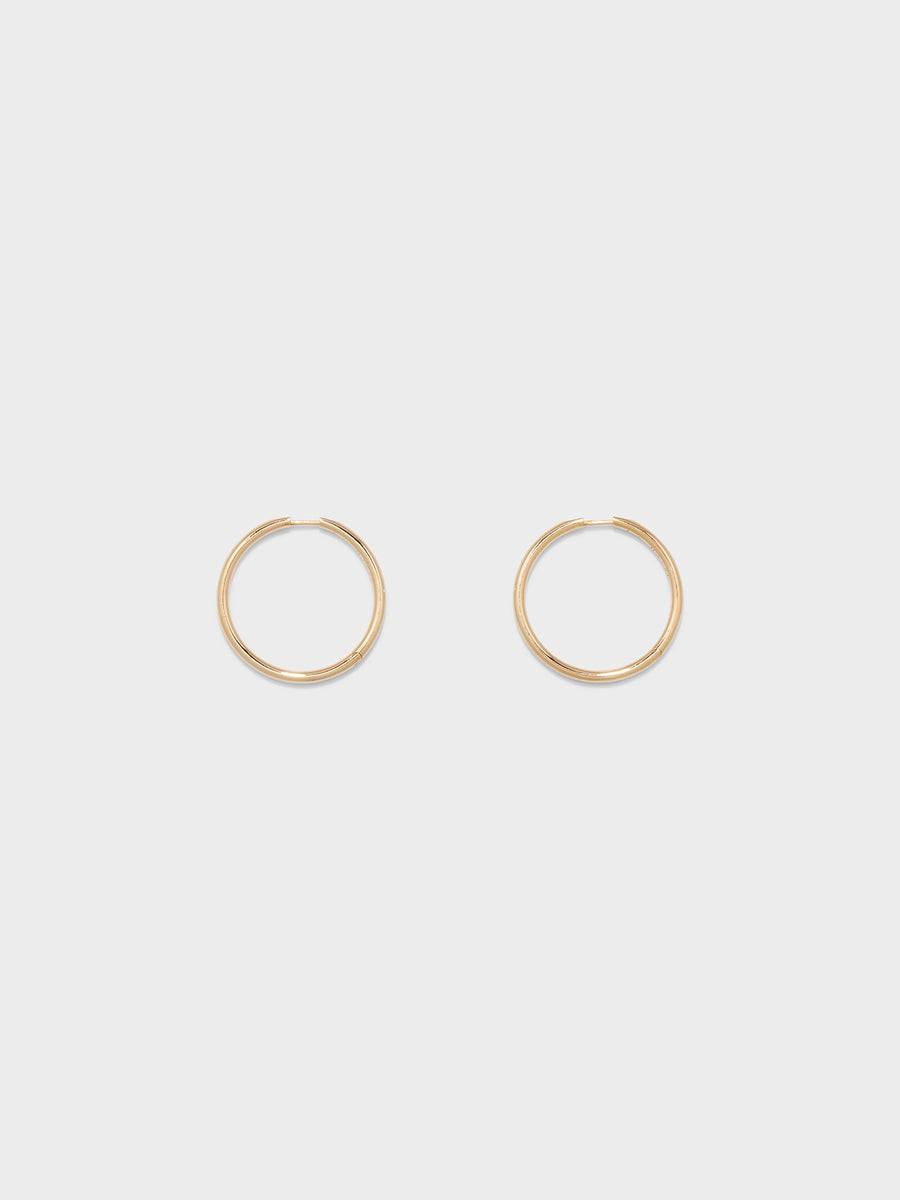 Elona Large 18kt Gold-Plated Hoop Earrings