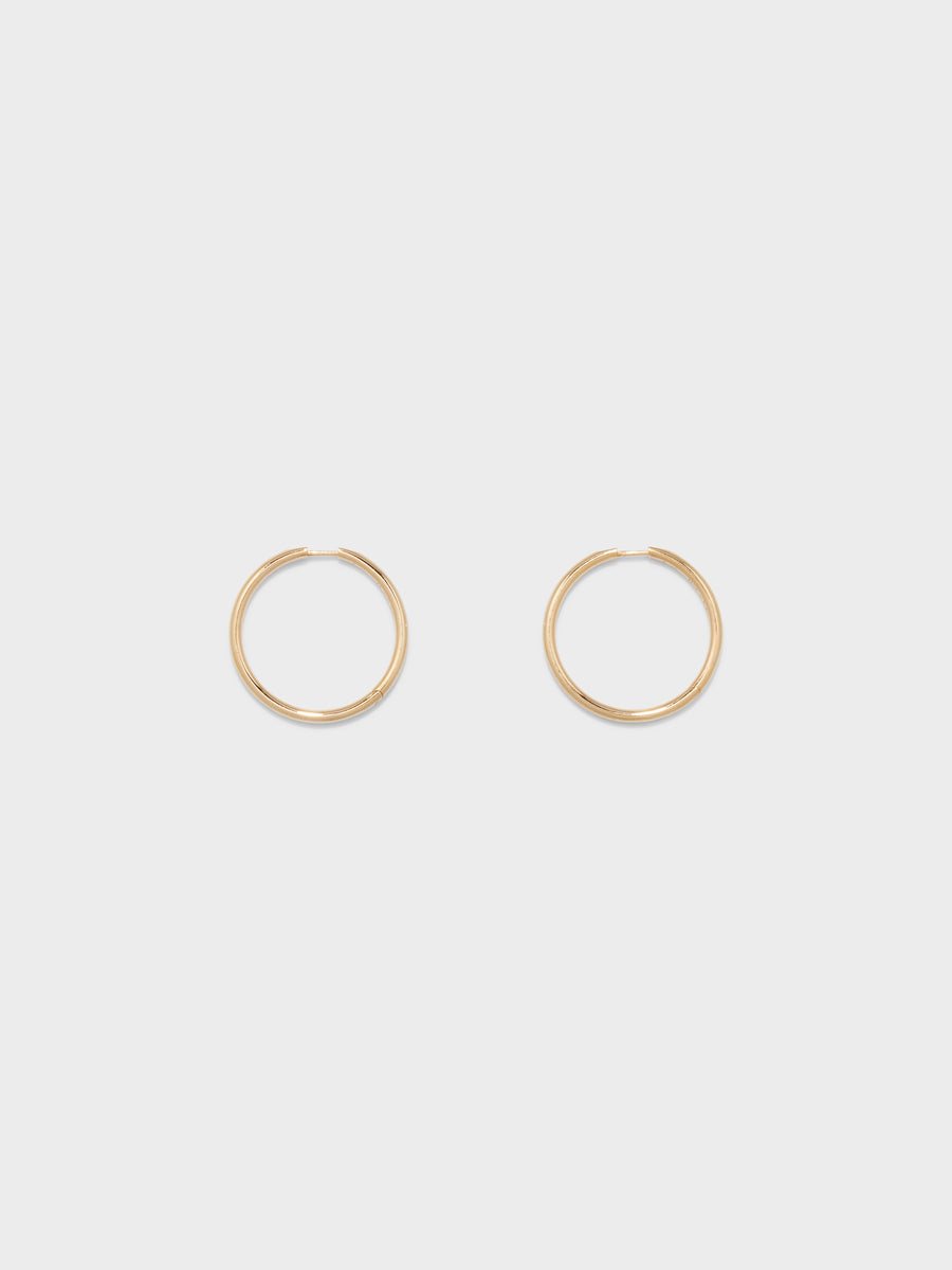 Elona Large 18kt Gold-Plated Hoop Earrings