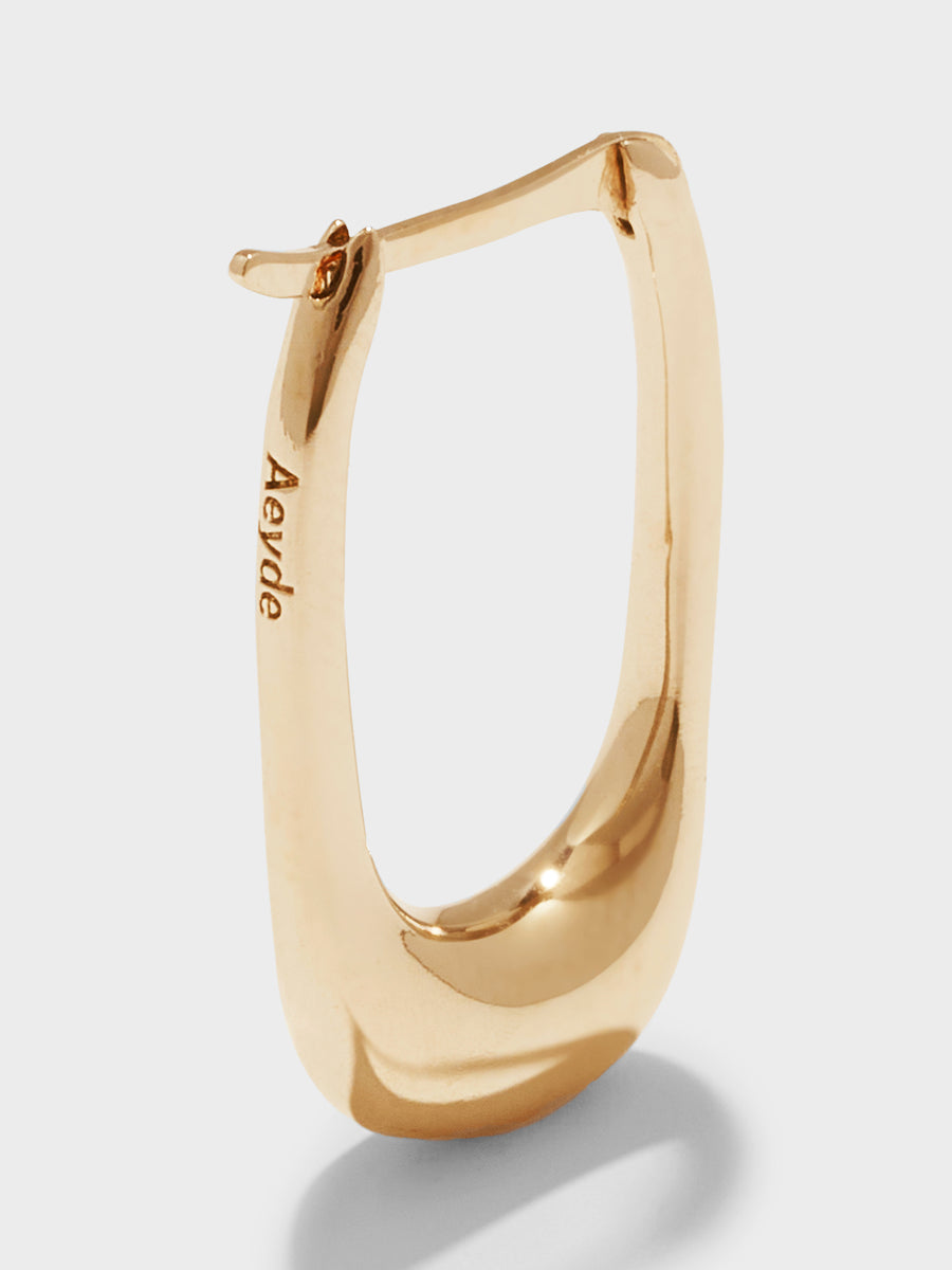 Elton 18kt Gold-Plated Hoop Earrings