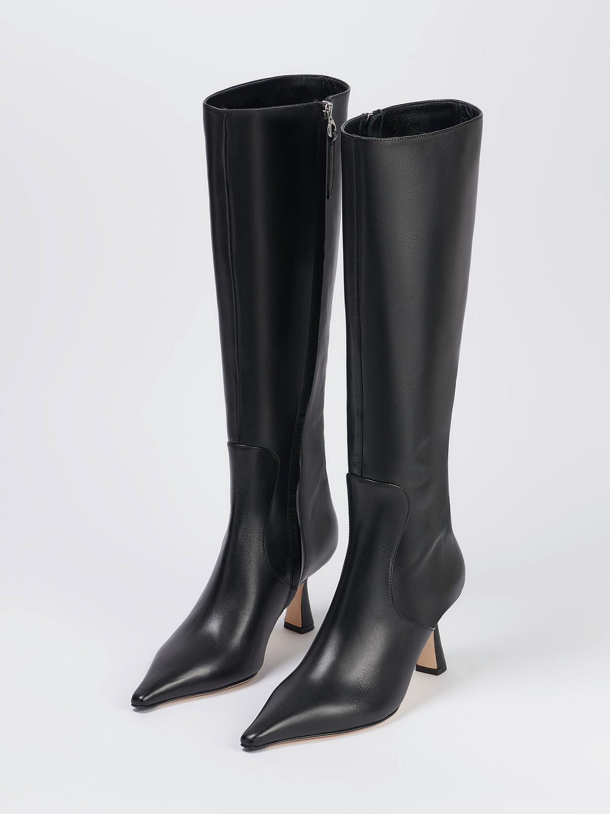 Aeyde | HENRY Black Knee-High Riding Boot