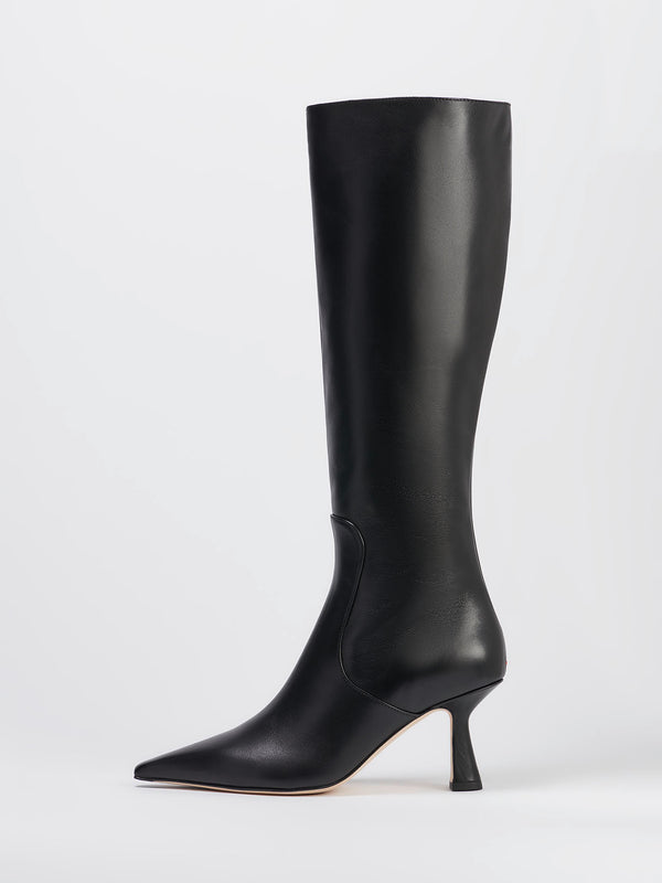 Aeyde | TERESA Black Knee-High Boot