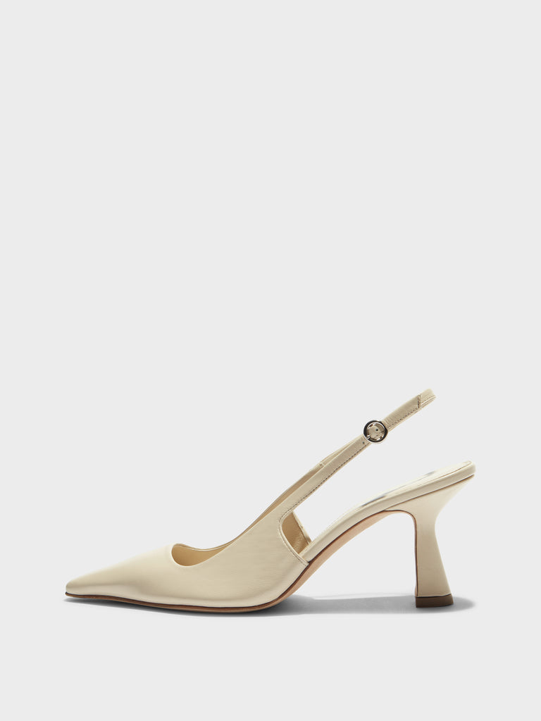 Fernanda Leather Slingback Pumps – Aeyde