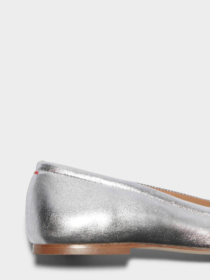 Silver flat deals shoes uk