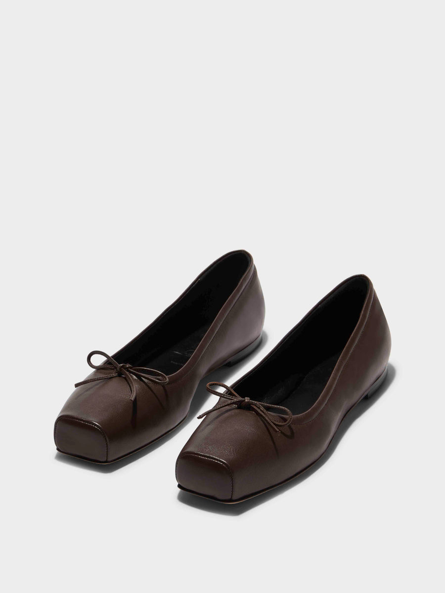 Gabriella Leather Ballet Flats