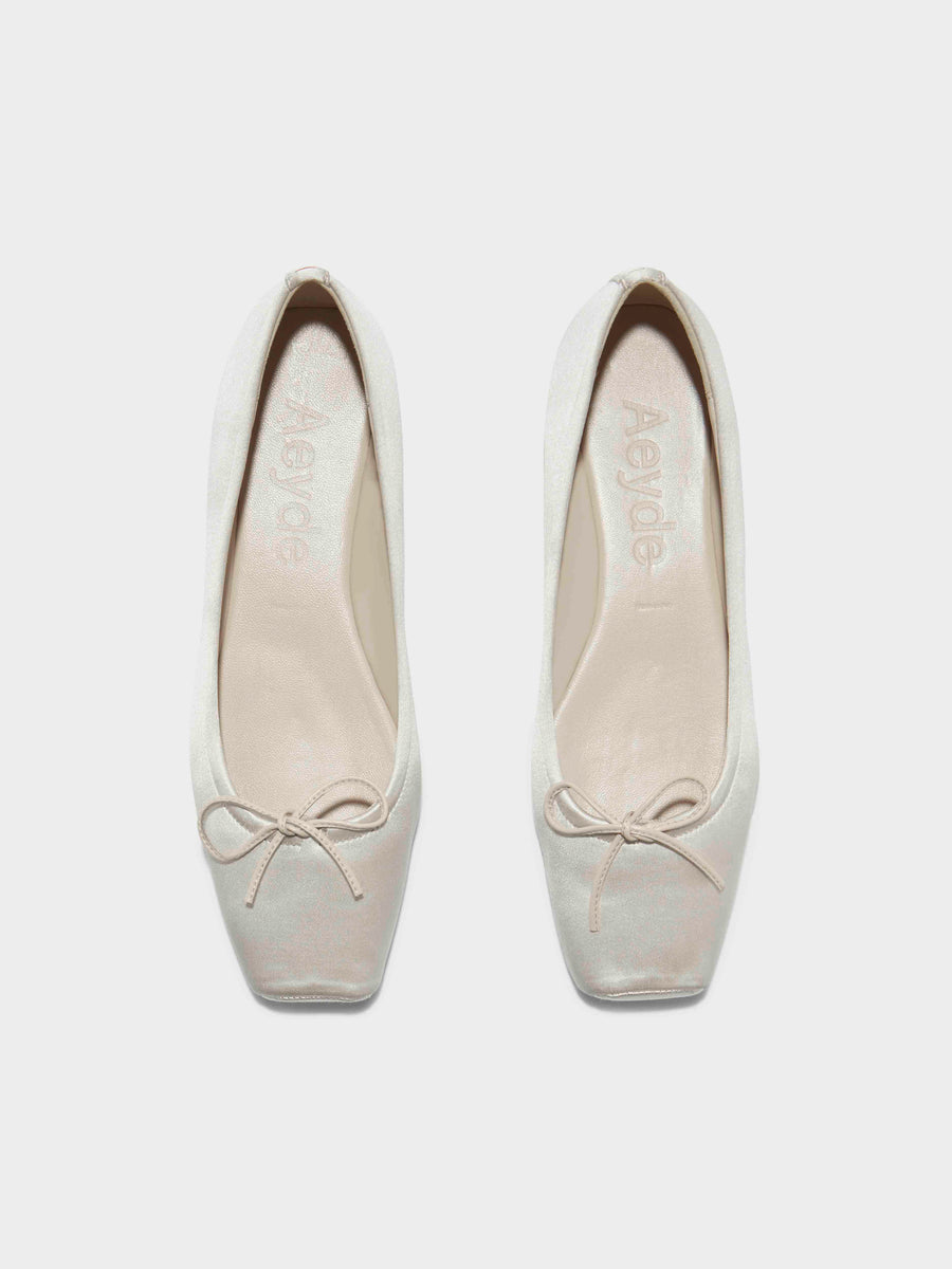 Gabriella Satin Ballet Flats