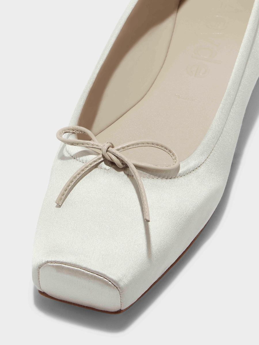 Gabriella Satin Ballet Flats