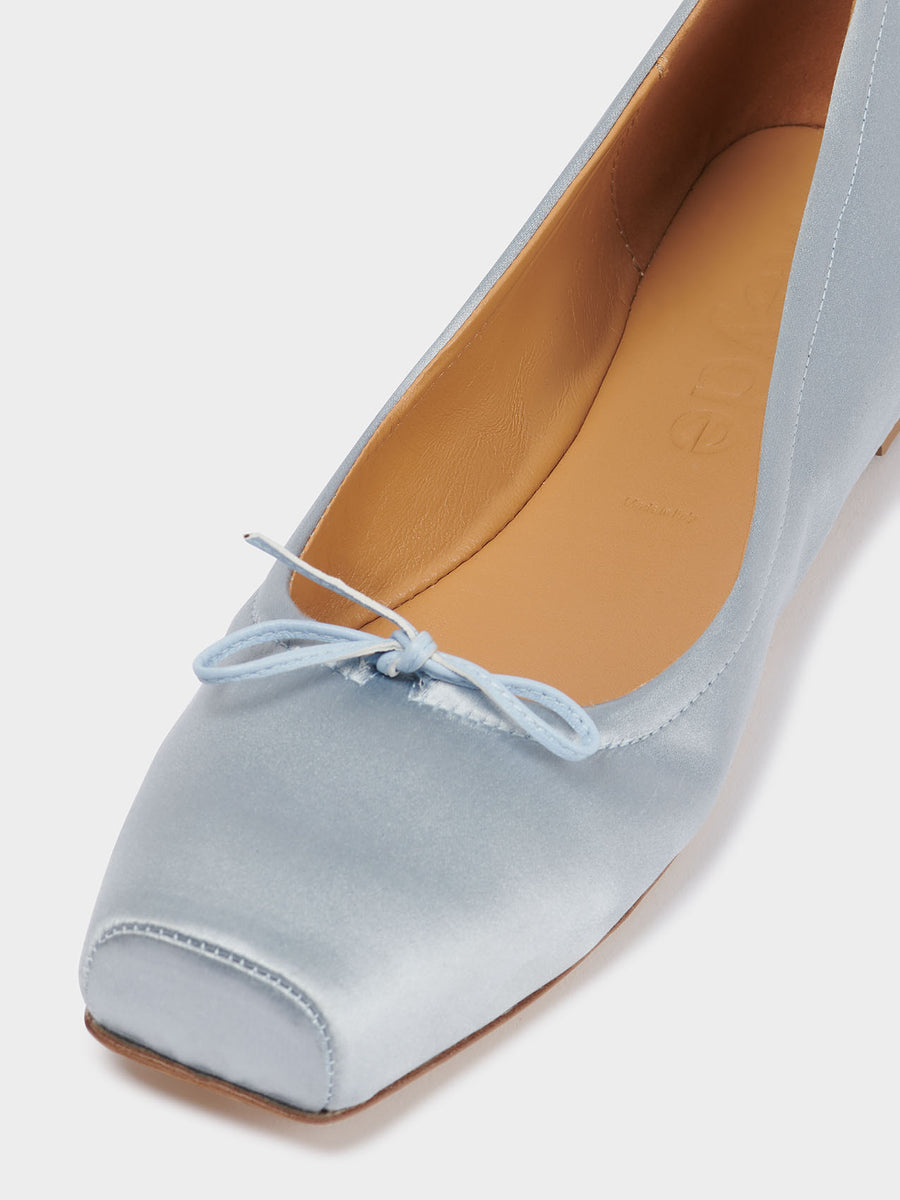 Gabriella Satin Ballet Flats