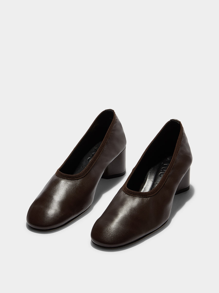 Gemma Leather Ballet Pumps