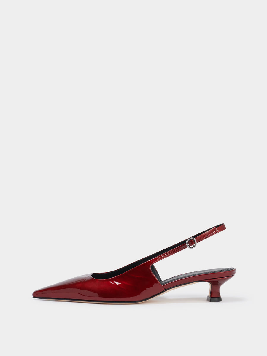 Catrina Leather Slingback Pumps