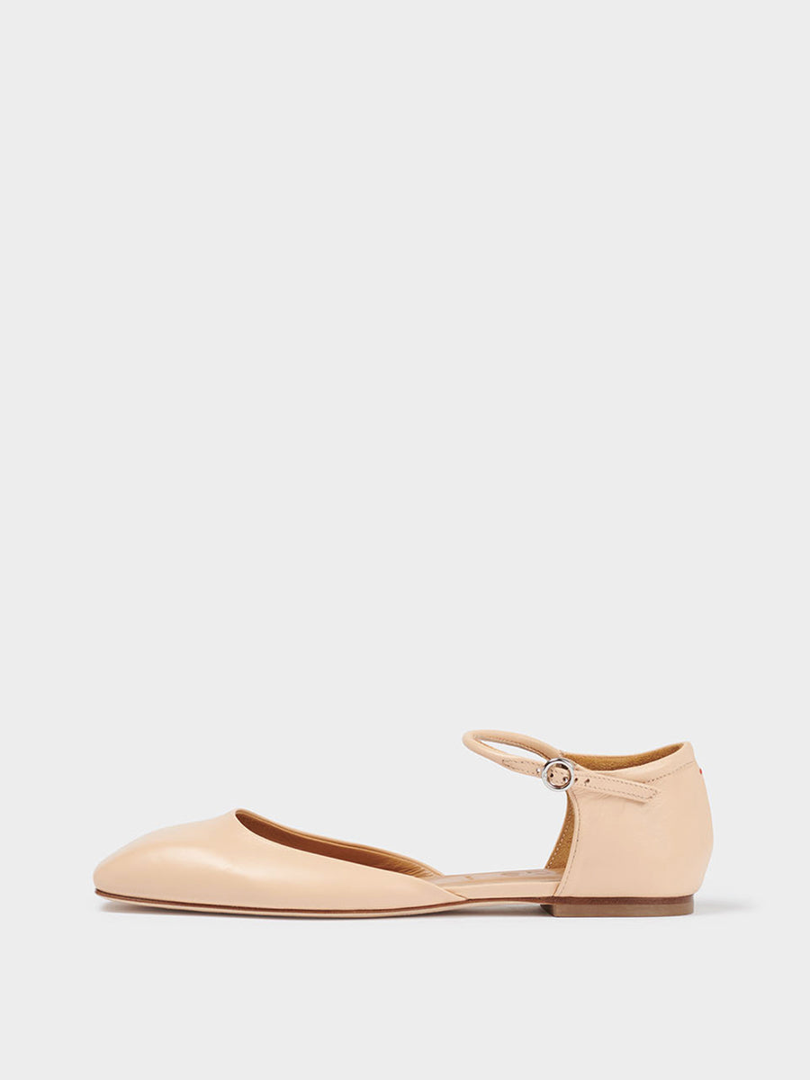 Miri Leather Mary-Jane Flats