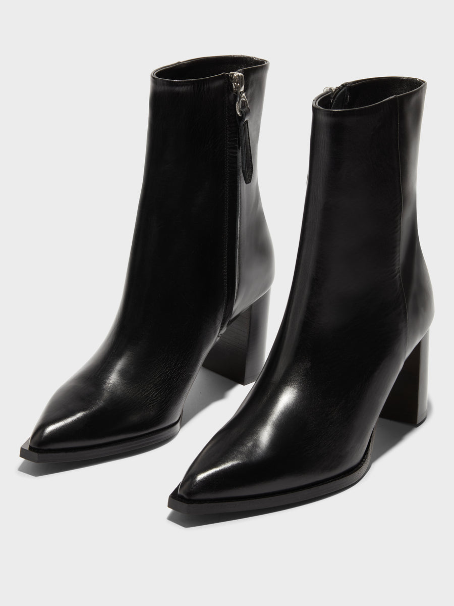 Gloria Leather Ankle Boots