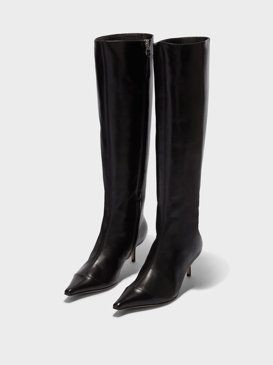 Harper Leather Knee-High Boots