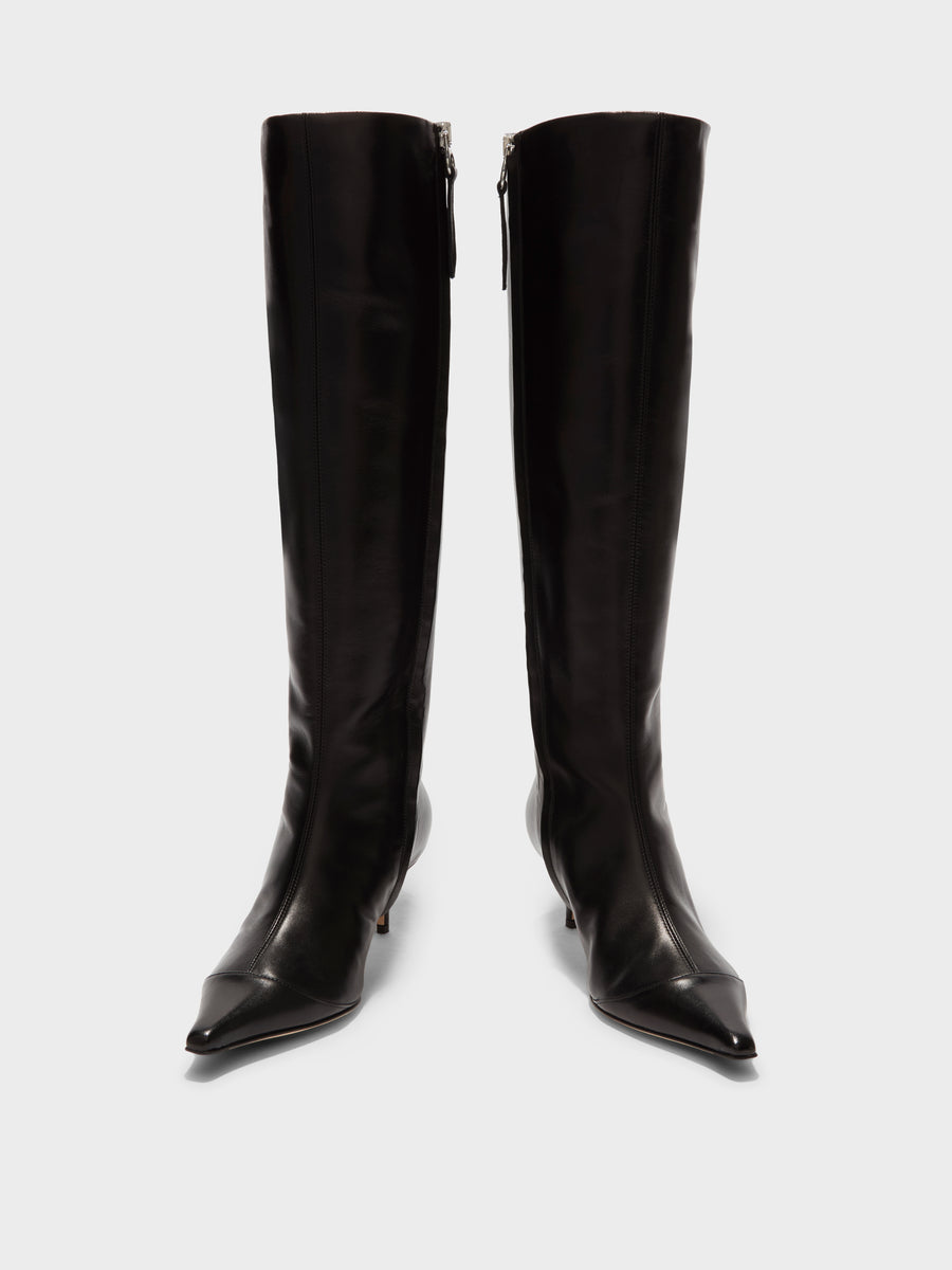 Harper Leather Knee-High Boots