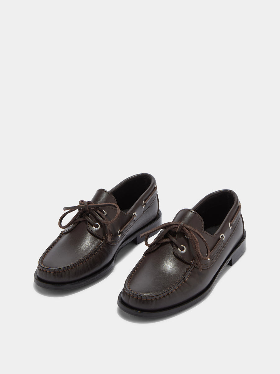 Harris Leather Moccasin Flats