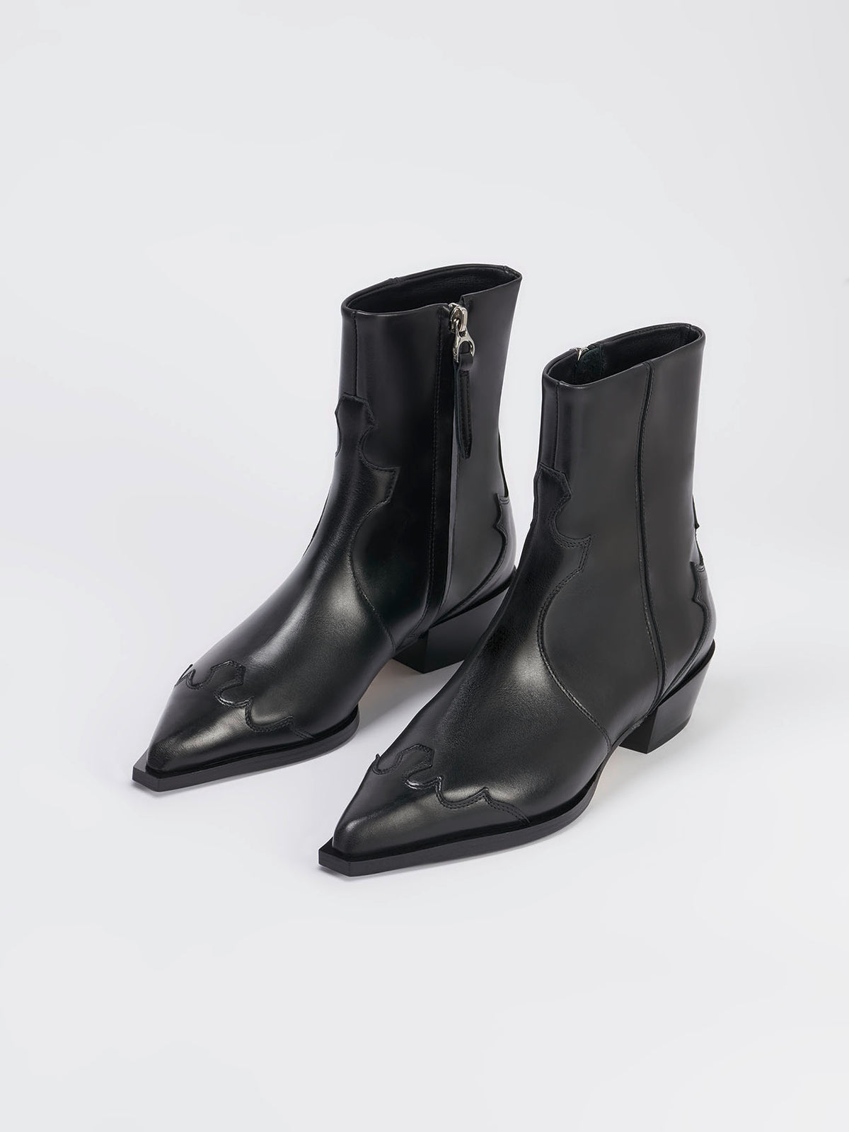 Aeyde | BELINDA Black Cowboy Boot