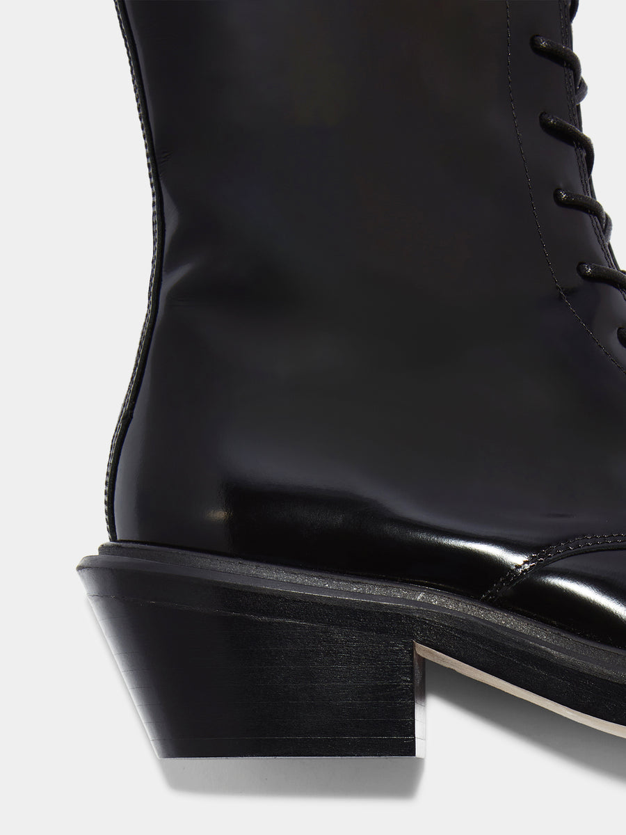 Hetta Leather Biker Boots