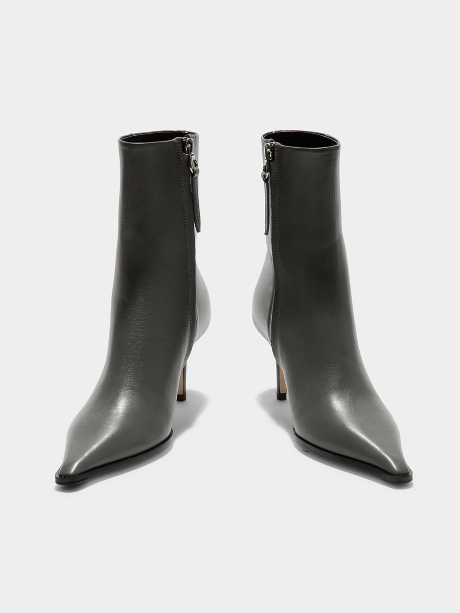 Hexi Leather Ankle Boots