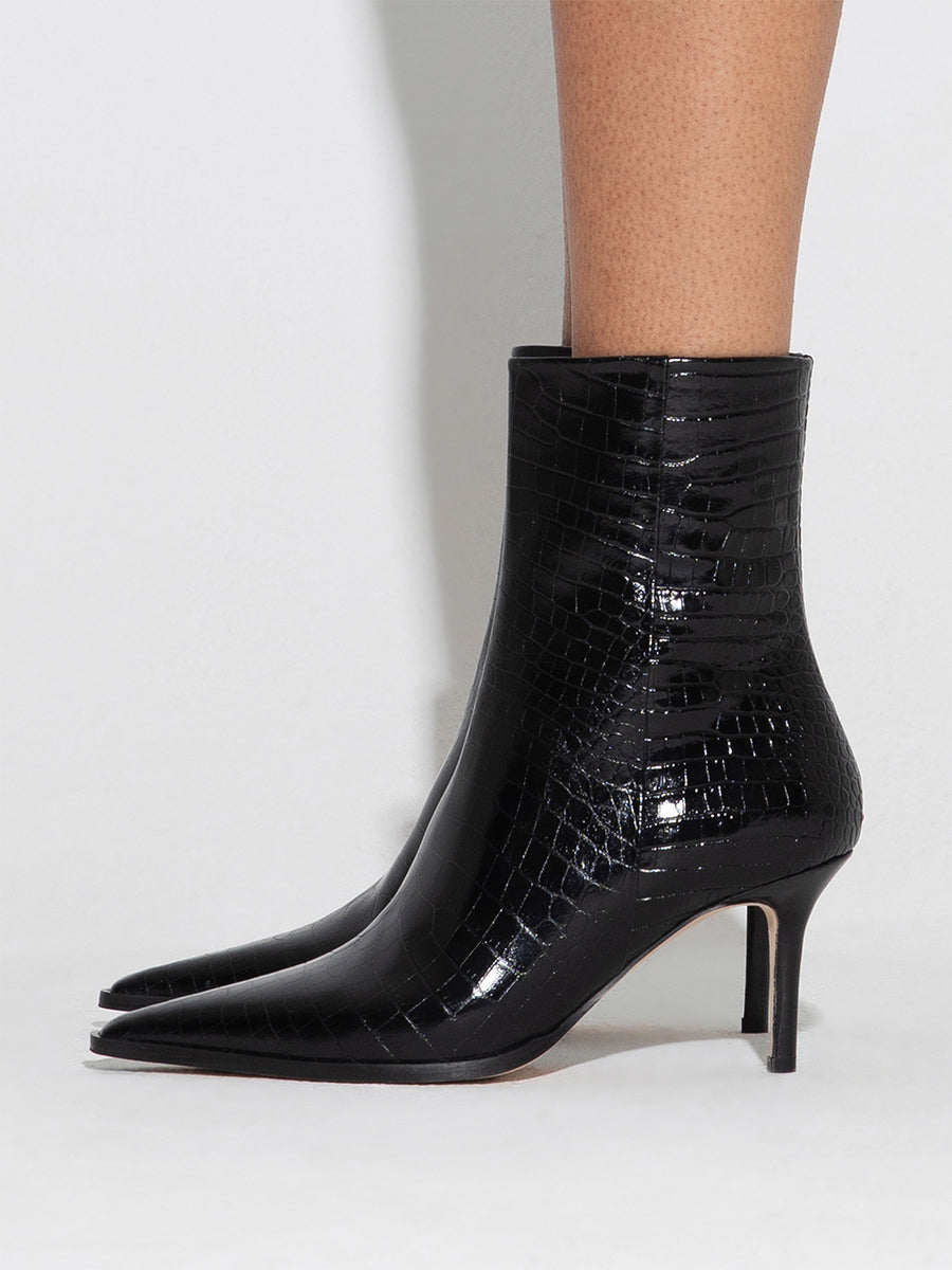 Hexi Leather Ankle Boots