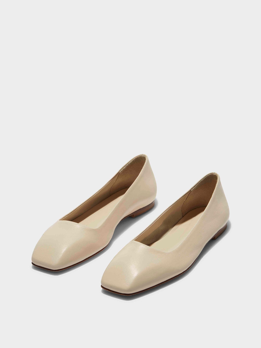 Ida Leather Ballet Flats