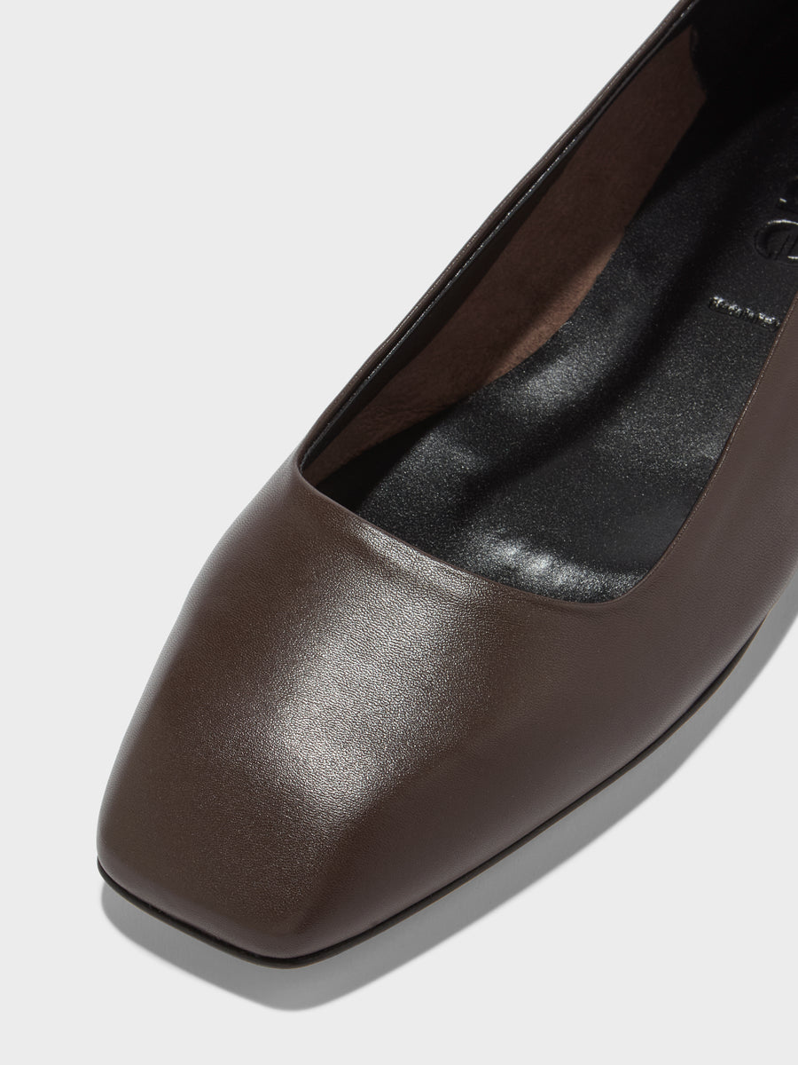 Ida Leather Ballet Flats