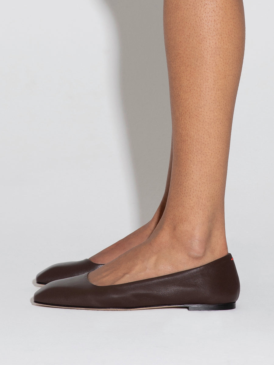 Ida Leather Ballet Flats