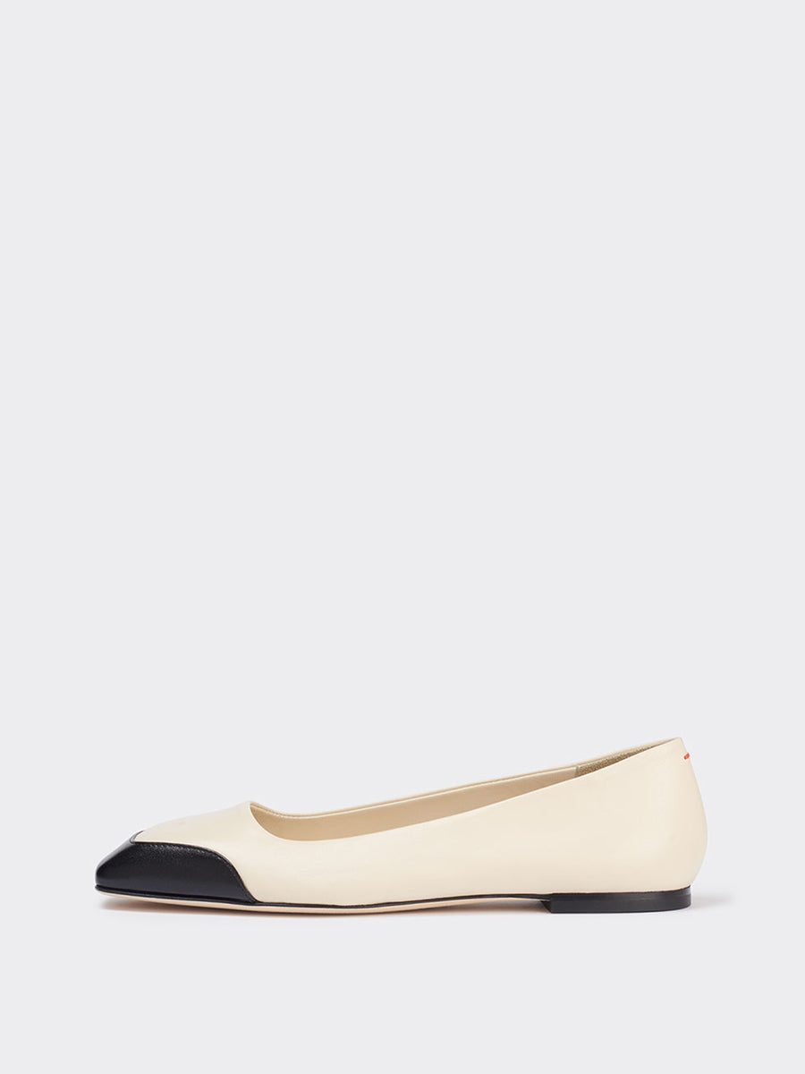 Iris Leather and Patent Ballet Flats