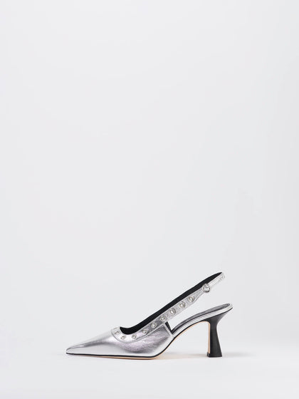 SCHUTZ “Lory” Iridescent Silver Leather Crystal Fringe Strappy Heels Sz 6.5  | eBay