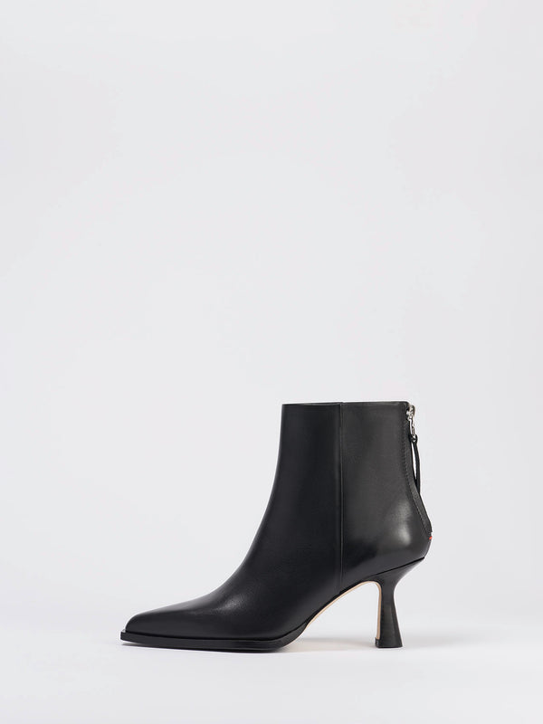 Aeyde | LEANDRA Black Chunky Heel Ankle Boot