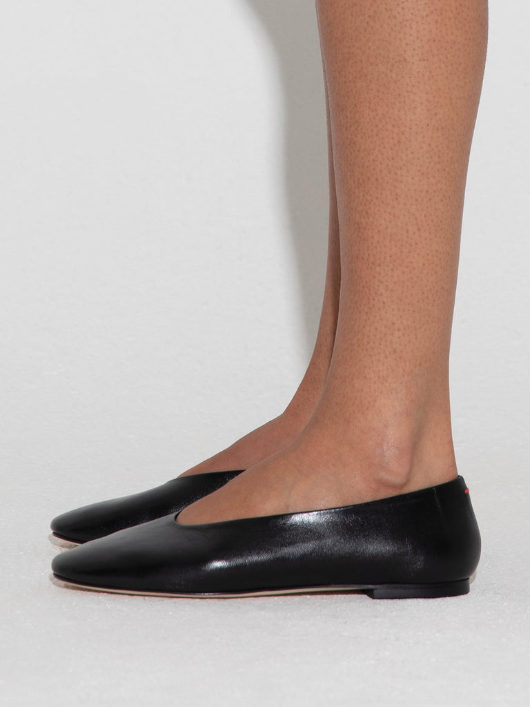 Aeyde | KIRSTEN Black Ballet Flat