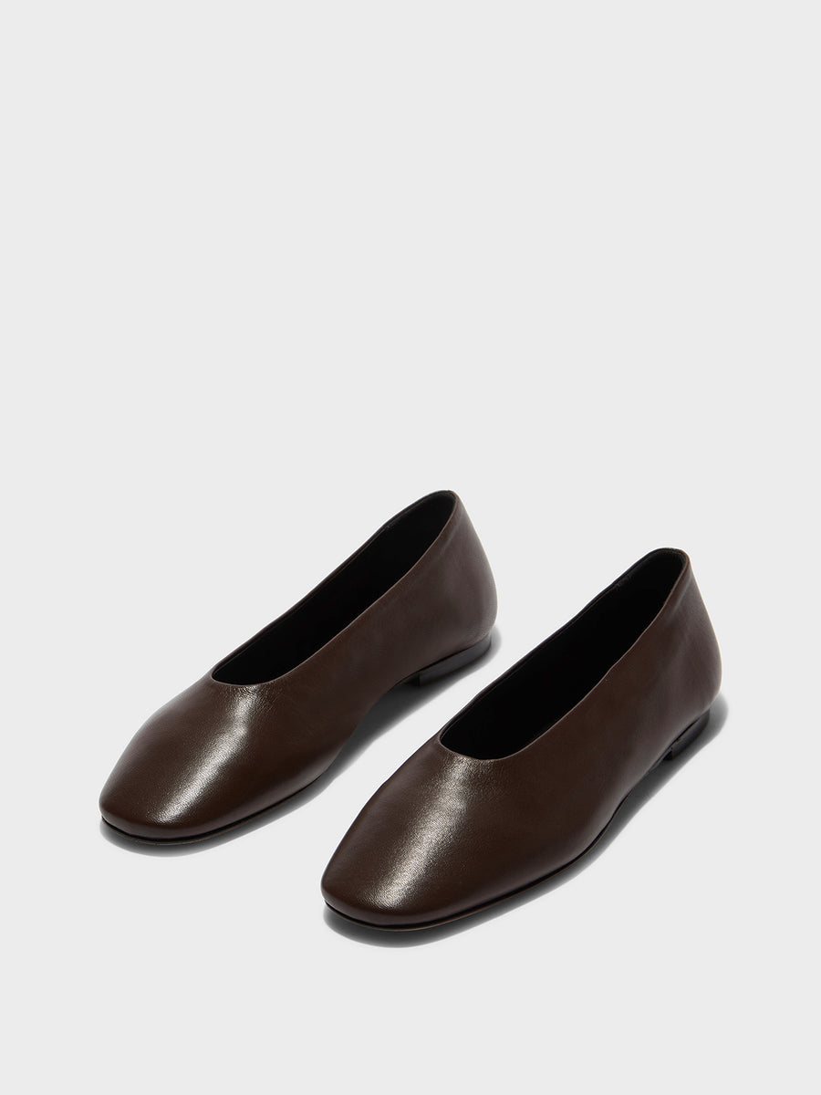 Kirsten Leather Ballet Flats