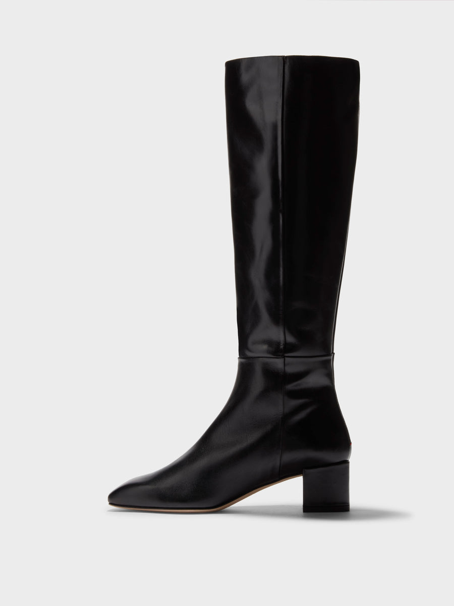 Laura Leather Knee-High Boots