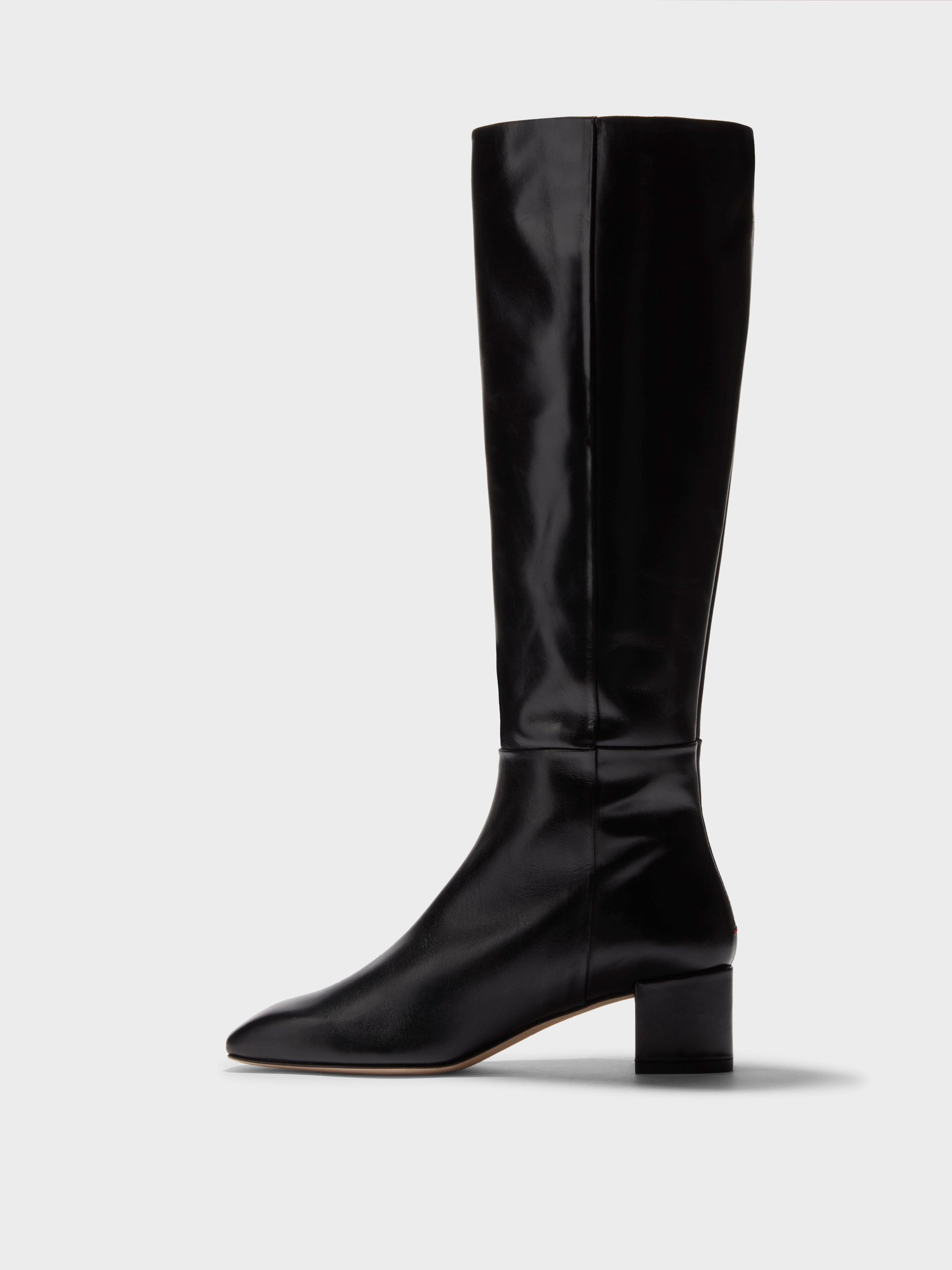 Aeyde | LAURA Black Knee-High Boot