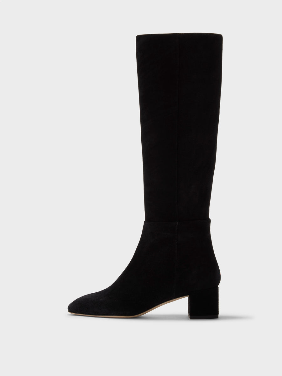 Laura Suede Knee-High Boots