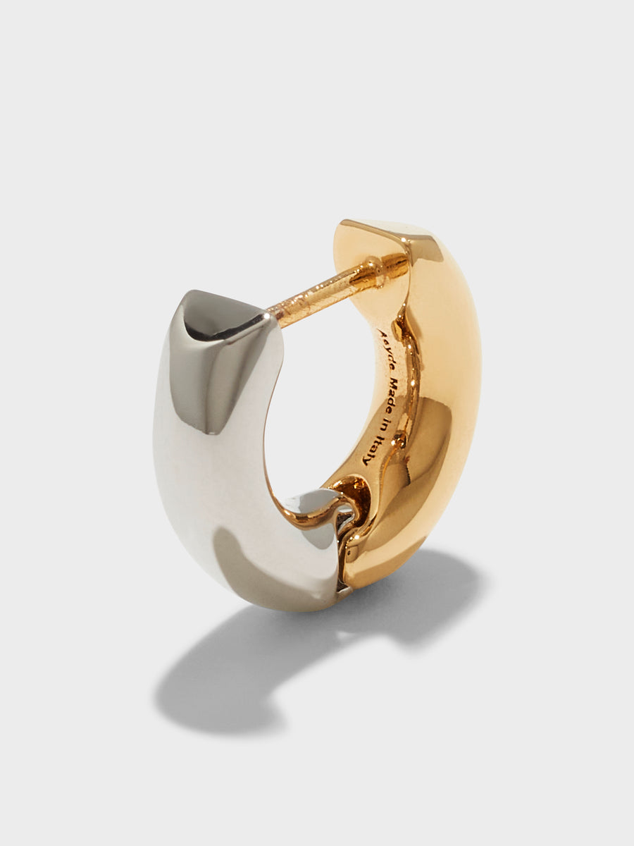 Laurie Small 18kt Gold and Palladium-Plated Hoop Earrings