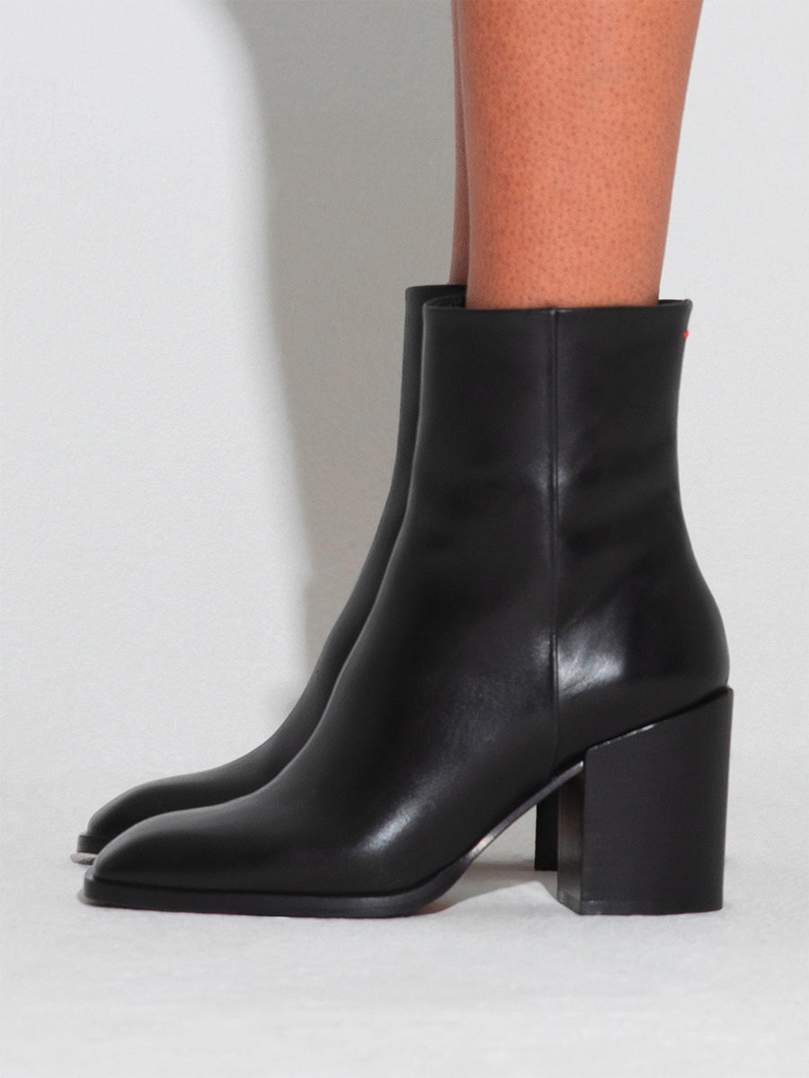 Leandra Leather Ankle Boots