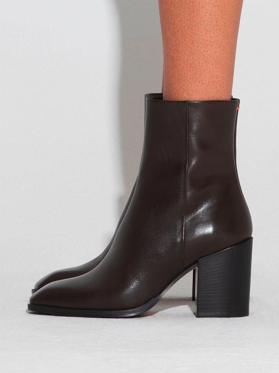 Leandra Leather Ankle Boots