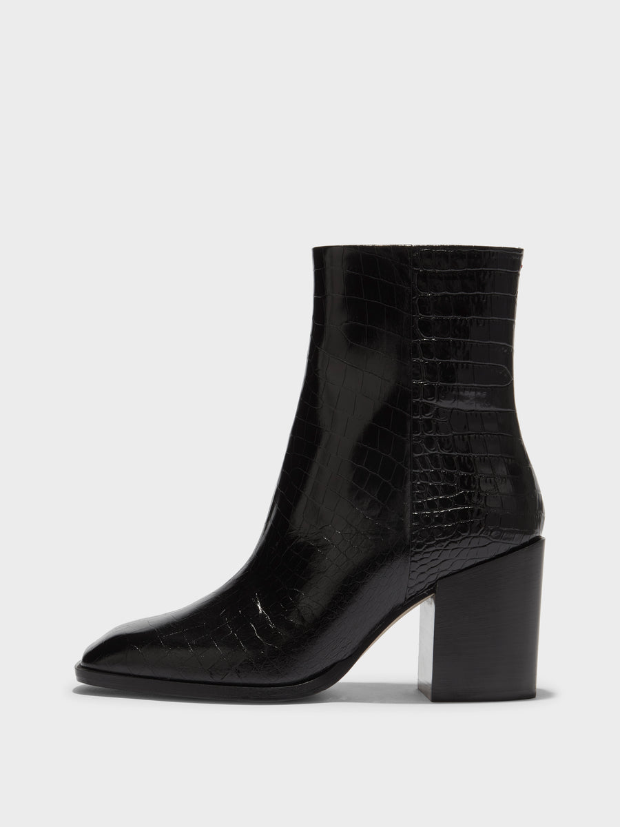 Leandra Leather Ankle Boots