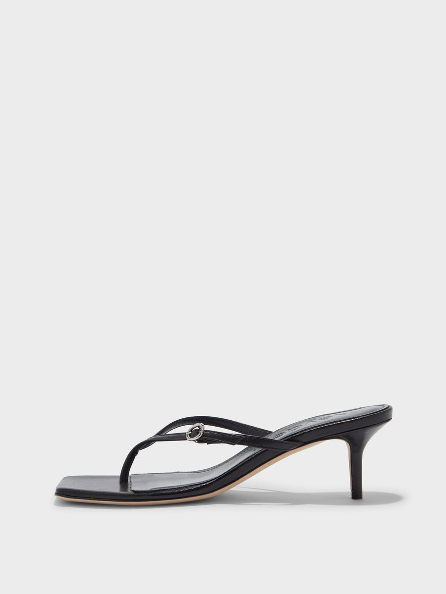 Leigh Leather Toe-Post Sandals