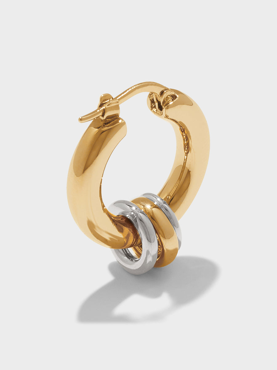 Lenny 18kt Gold-Plated Hoop Earrings