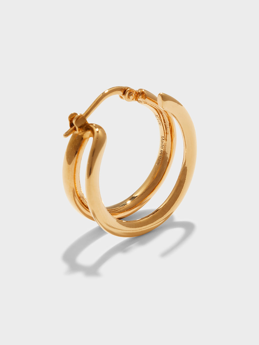 Lumi 18kt Gold-Plated Hoop Earrings