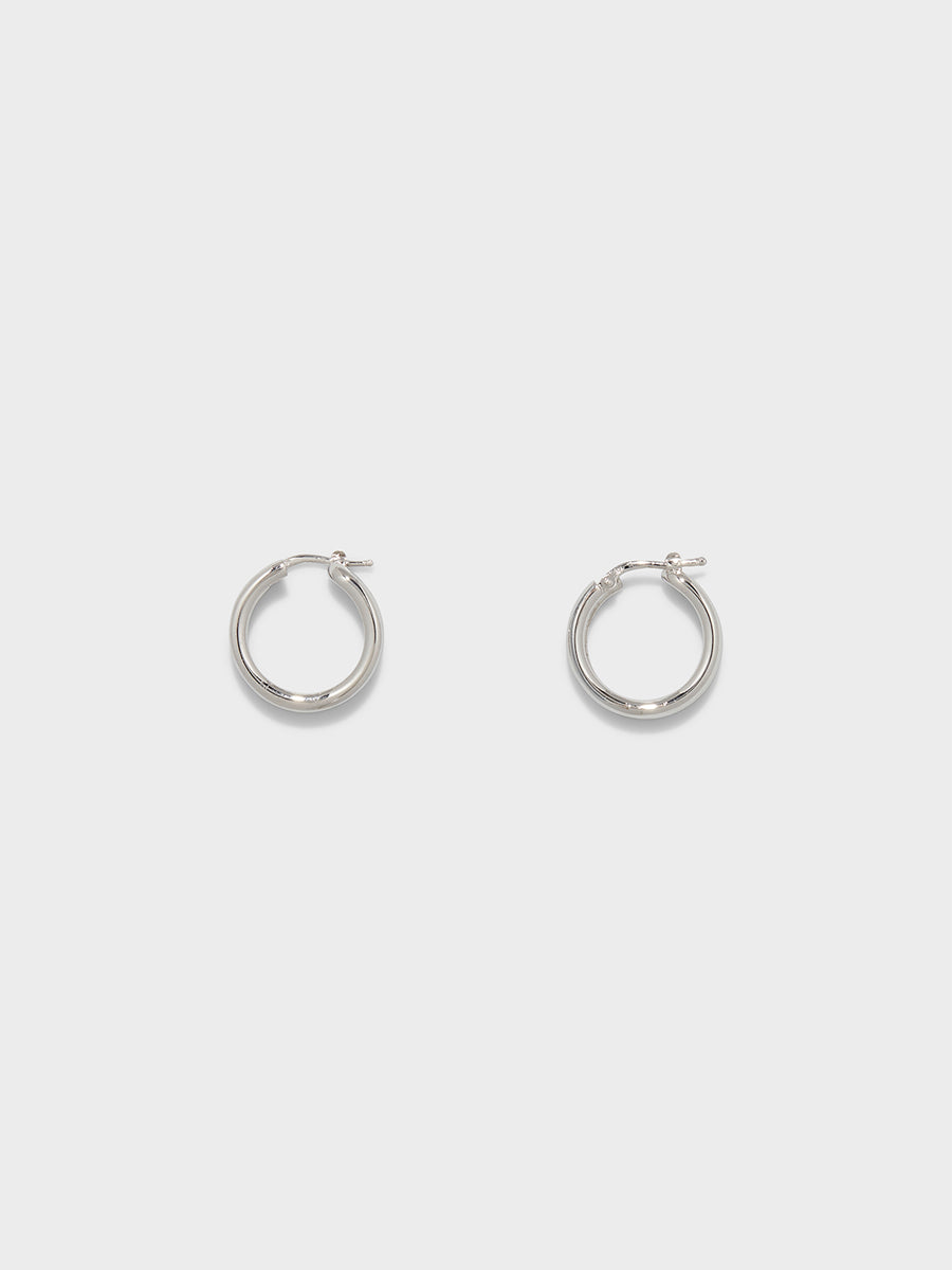 Lumi Palladium-Plated Hoop Earrings