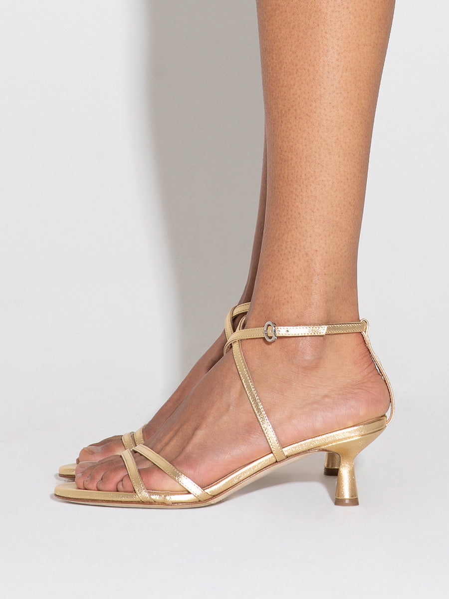 Maeve Leather Stiletto Sandals