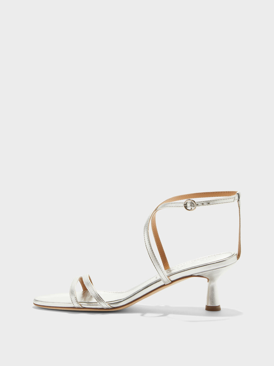 Maeve Leather Stiletto Sandals