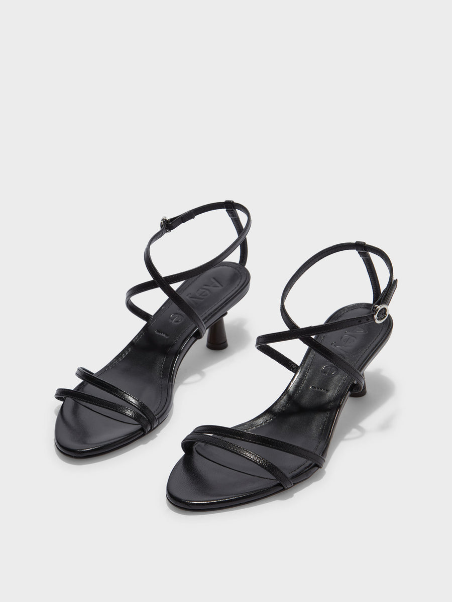 Maeve Leather Stiletto Sandals