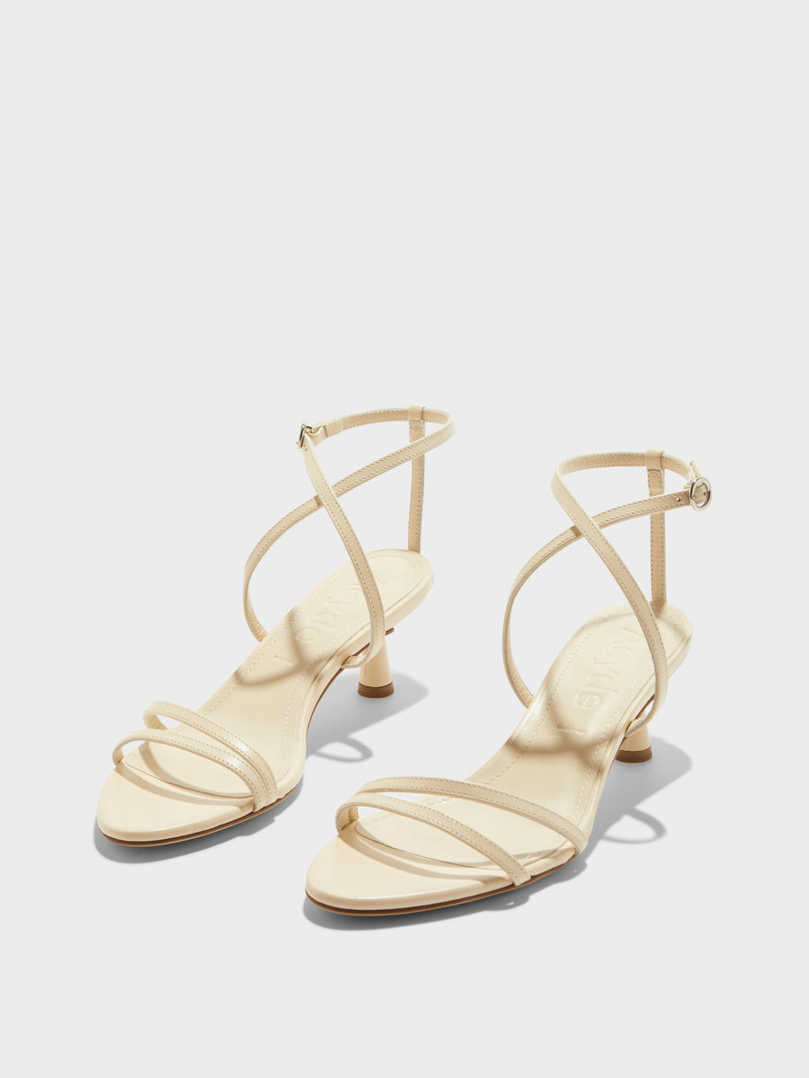 Maeve Leather Stiletto Sandals