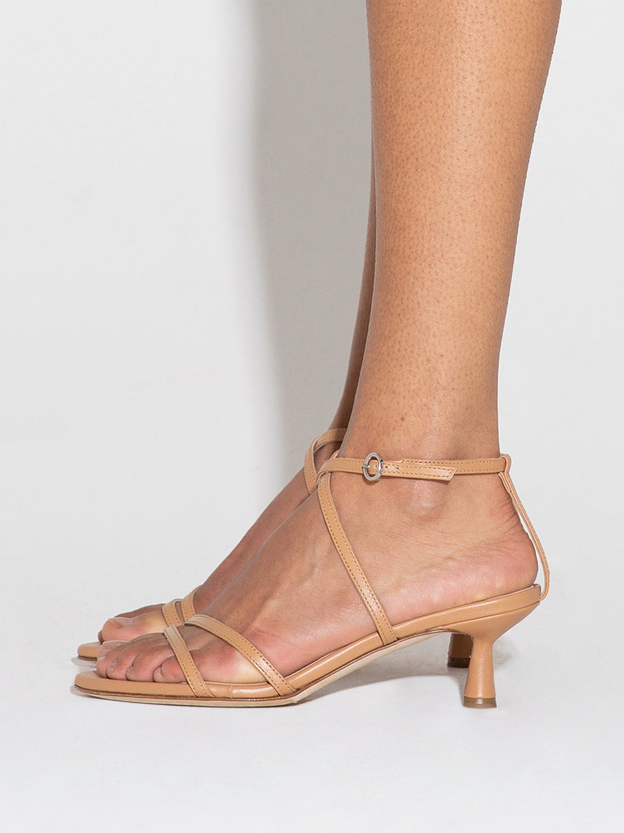 Maeve Leather Stiletto Sandals