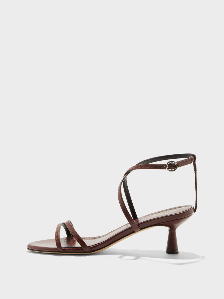 Maeve Leather Stiletto Sandals