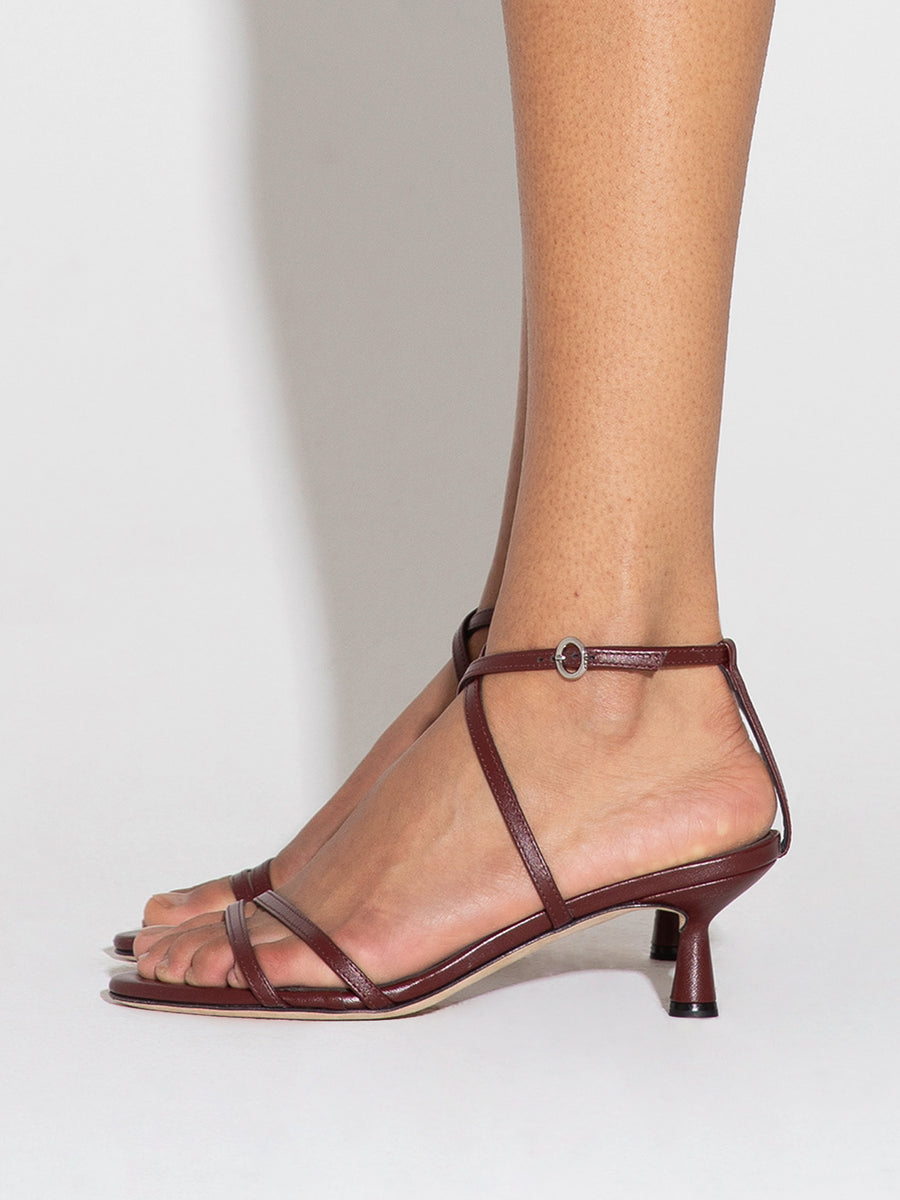 Maeve Leather Stiletto Sandals